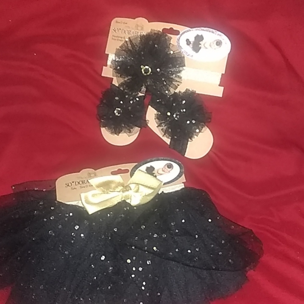 Headwrap and foot wrap set